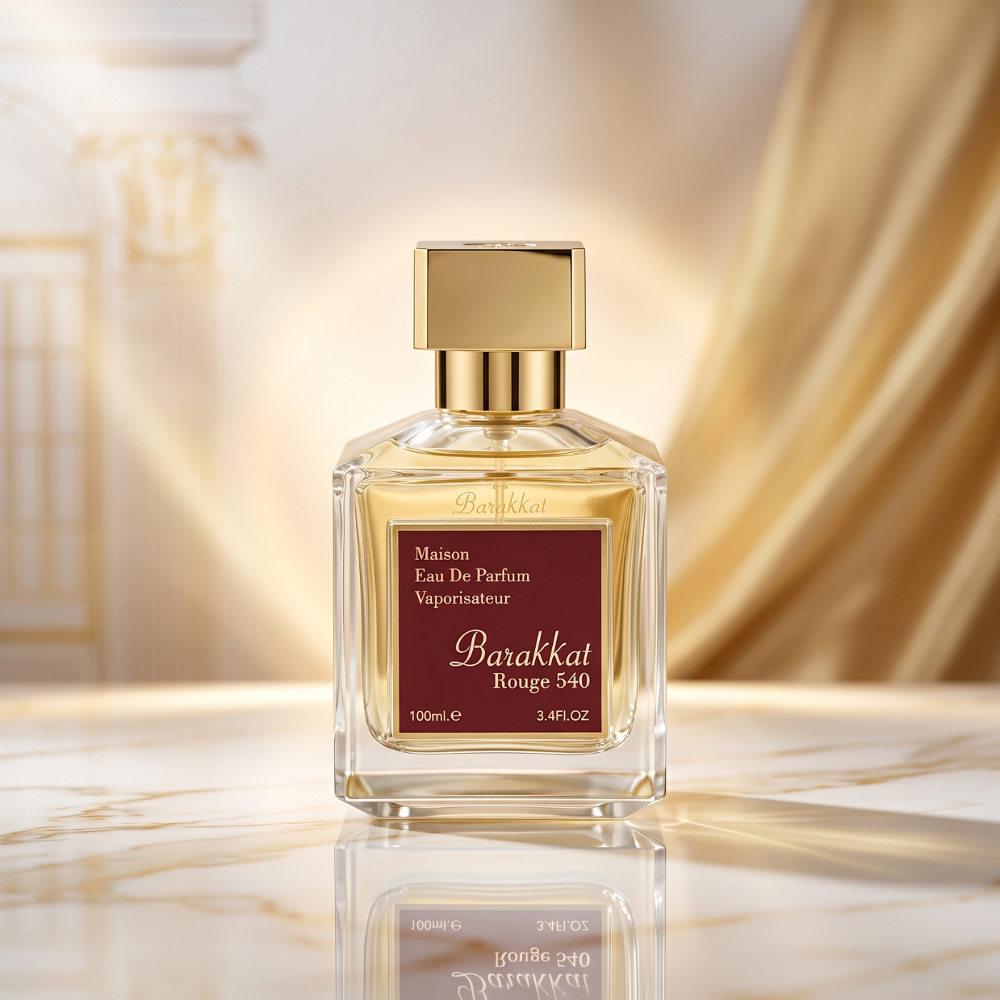 Fragrance World Barakkat Rouge 540 White 100ml EDP Unisex Perfume – Inspired by Baccarat Rouge 540 - Image 3